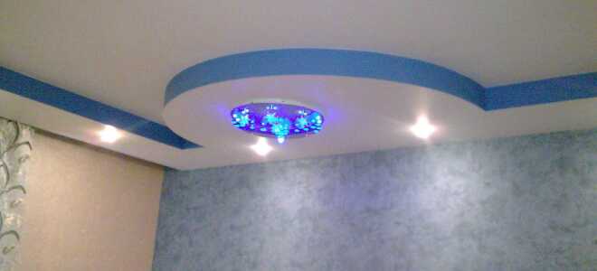 Двухъярусные потолки из гипсокартона: видео-инструкция по монтажу своими руками, фото