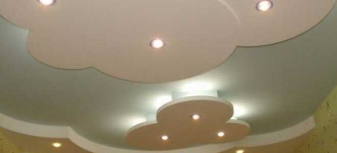 Многоуровневые потолки из гипсокартона с подсветкой: их устройство, видео-инструкция по монтажу двухуровневого своими руками, фото
